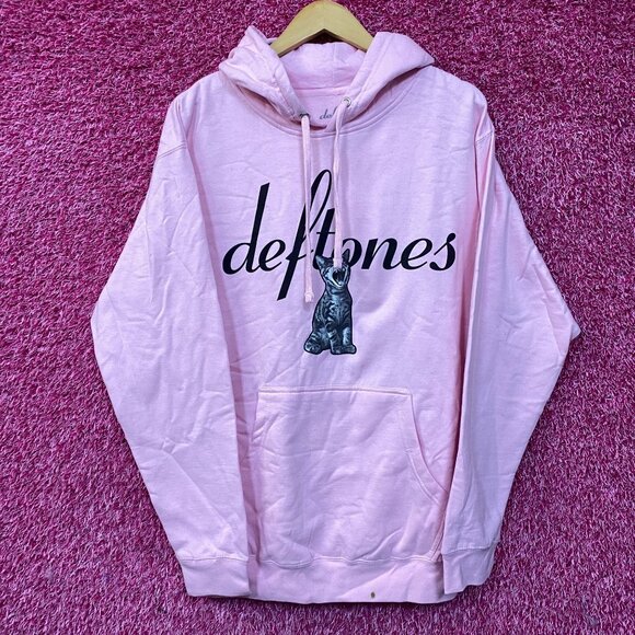 Deftones (Like) Linus Pastel Pink Hoodie size Medium - Picture 1 of 4
